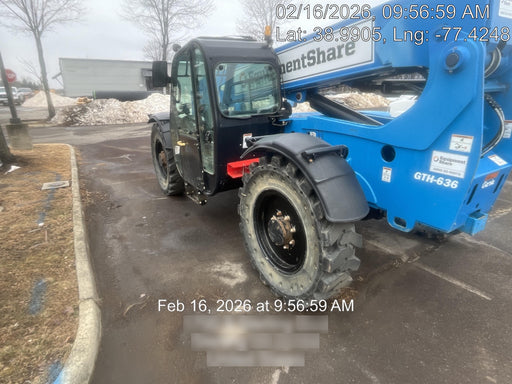 2020 Genie GTH-636 Cab/Heat/Air, Solid Tires, Work Lights, Beacon, Aux Hydraulics, Back up Alarm