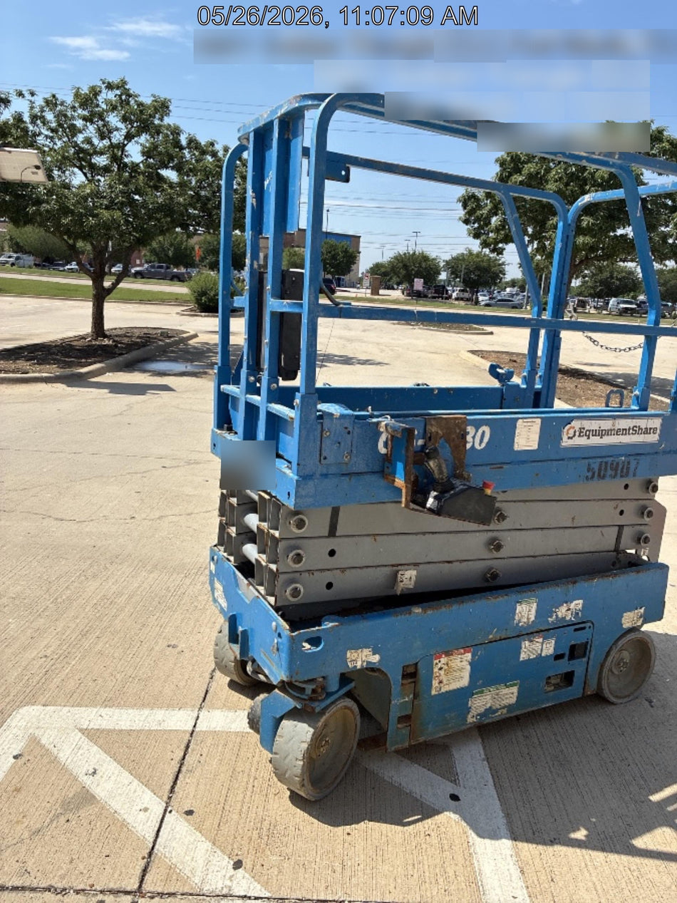 2019 Genie GS-1930 Fixed Rails with Chain Entry