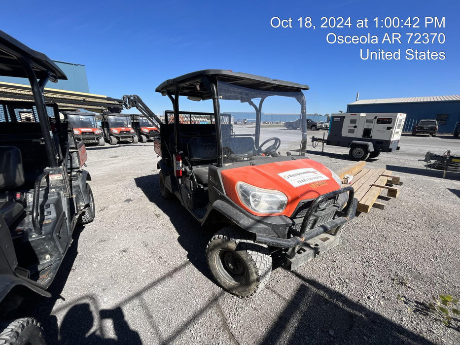 2021 Kubota RTV-X1140W-H Plastic Canopy, Windshield Acrylic Clear, LED Strobe Light, Wire Harness Kit, Back up Alarm