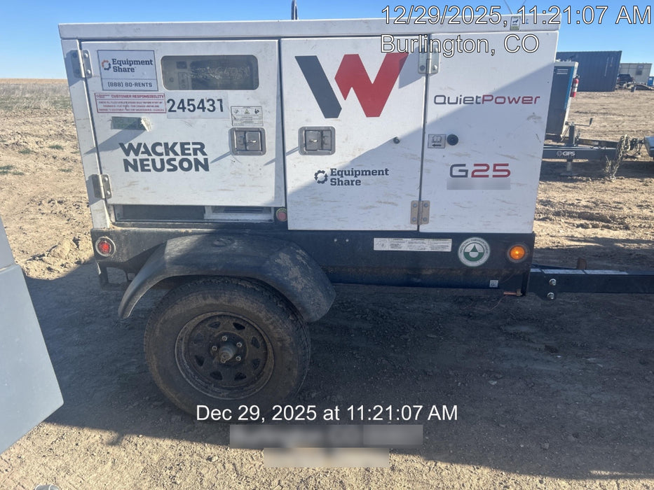 2022 WACKER NEUSON G25