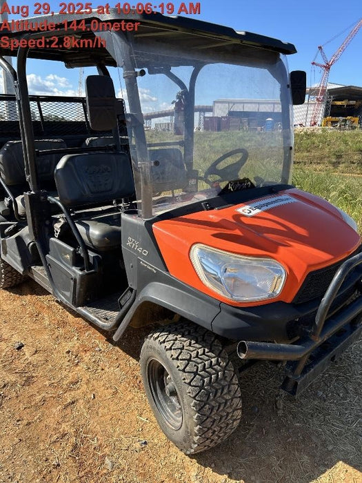 2020 Kubota RTV-X1140W-H 4WD utility cart -LED strobe -Windshield tempered glass -Plastic canopy -Wire harness kit -Backup alarm