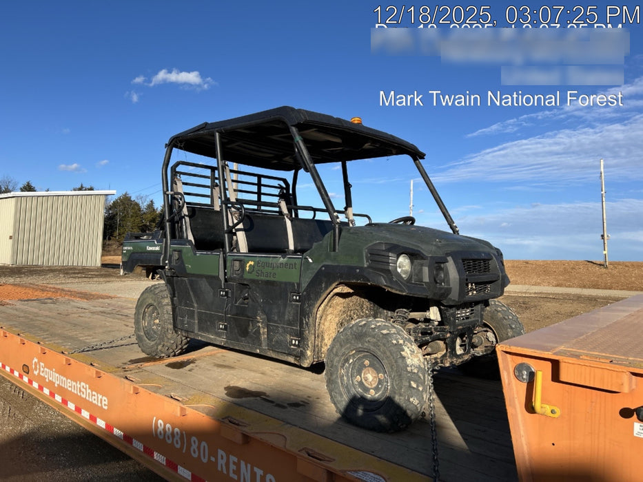Kawasaki Mule PRO-DXT Standard Options, Backup Alarm, Beacon, Plastic Hard Top, Poly Windshield, Horn Kit