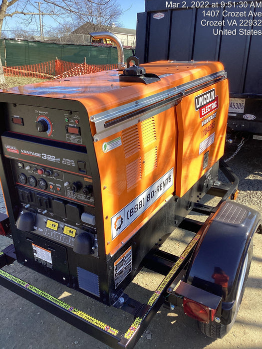 2021 Lincoln Electric Vantage 322 VANTAGE 322 READY-PAK 3
