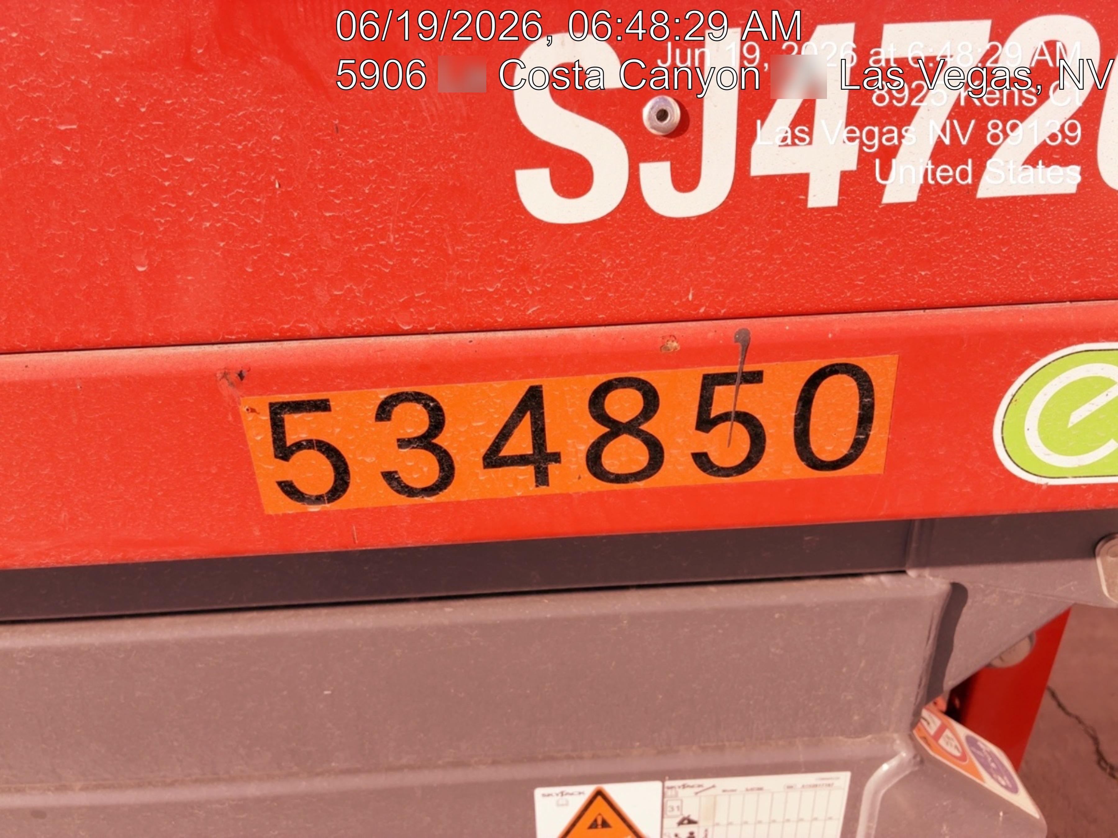 2025 SKYJACK SJ4726