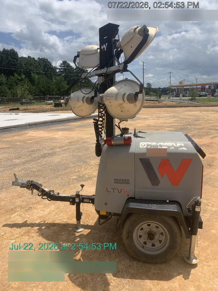 Wacker Neuson LTV6K-MH Power mast, 1100W MH, Fuel Sensors, Wiring Harness