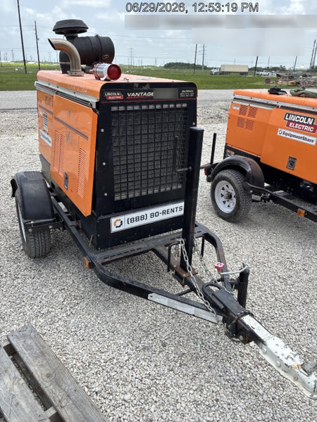 2021 Lincoln Electric Vantage 549X Ready Pak 3, ORANGE (includes trailer, cable rack, fender light kit)