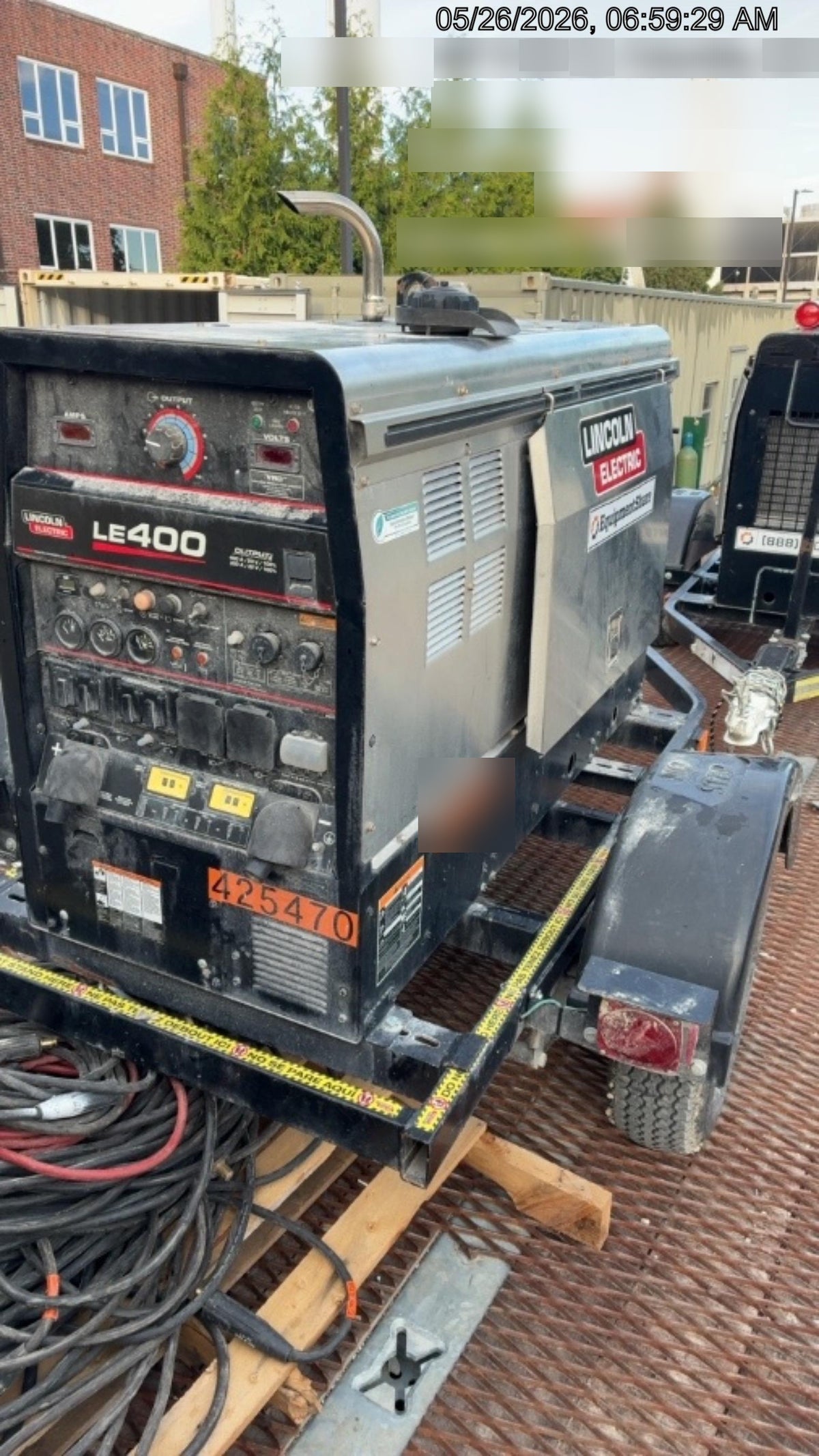 2024 Lincoln Electric LE400 Kubota V1505, Trlr, Cable Rack, Light Kit, ES Decals, T3