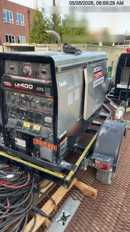2024 Lincoln Electric LE400 Kubota V1505, Trlr, Cable Rack, Light Kit, ES Decals, T3
