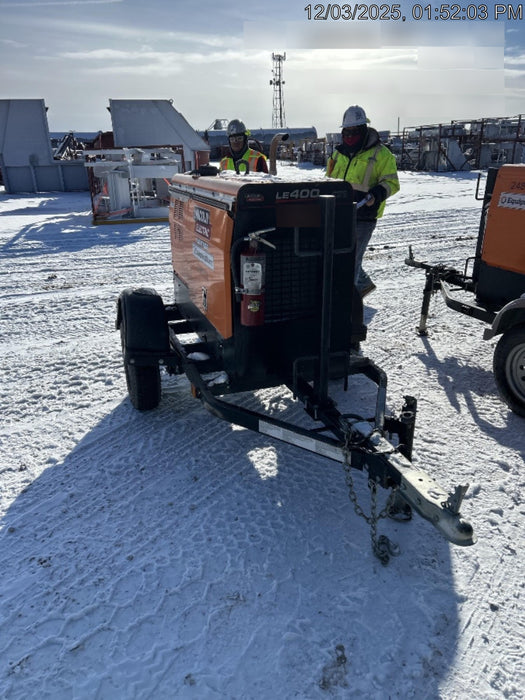 2022 Lincoln Electric LE400 Kubota V1505, Trlr, Cable Rack, Light Kit, ES Decals, T3