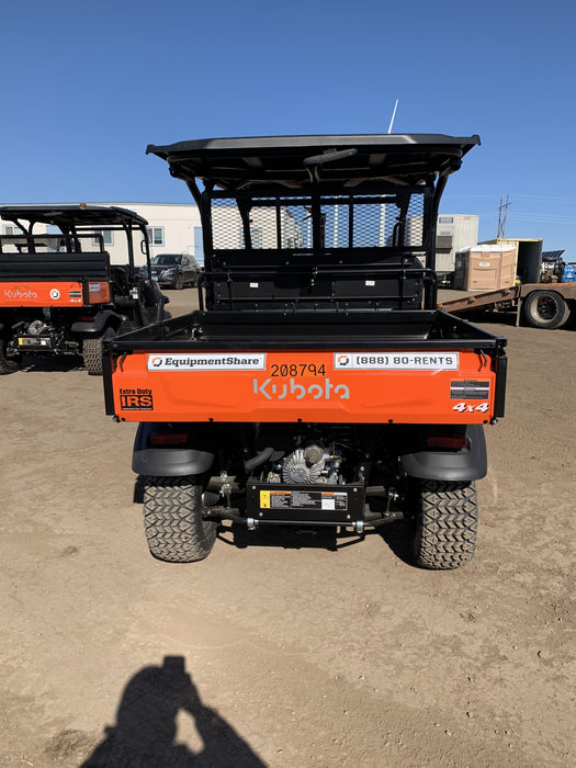 2022 Kubota RTV-X1140W-H Plastic Canopy, Windshield Acrylic Clear, LED Strobe Light, Wire Harness Kit, Back up Alarm
