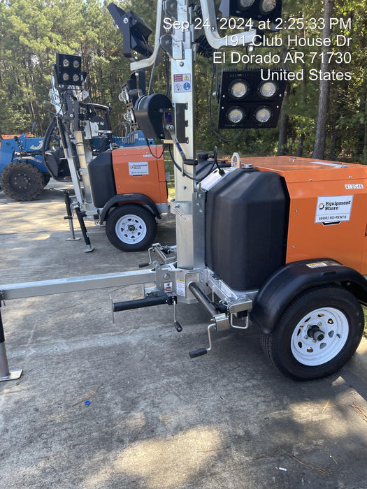 2024 Wanco WLTT-4MM4K Diesel, Deep Sea Controller, Shore Power Plug, Auto Start, (4) 350W LED Floodlights, 4kW Generator, 60 Gal Fuel Tank, 2" Ball, T3