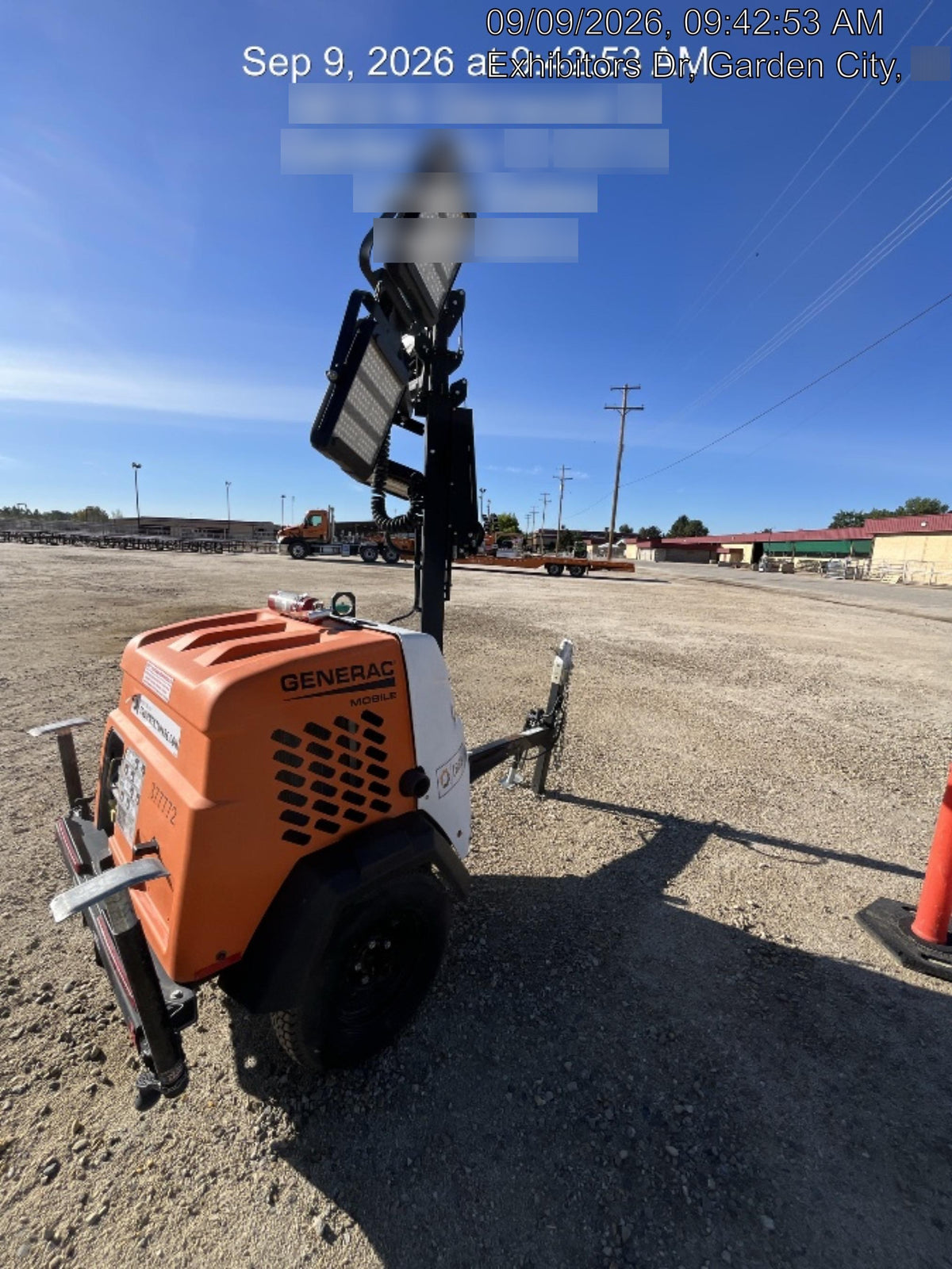 2023 Generac MLT2 Diesel, Flex Switch 120V Input, Powerzone Controller, 
(4) 320W LED Lights, 4kW Generator, 39.9 Gal Fuel Tank, 2" Ball, T3