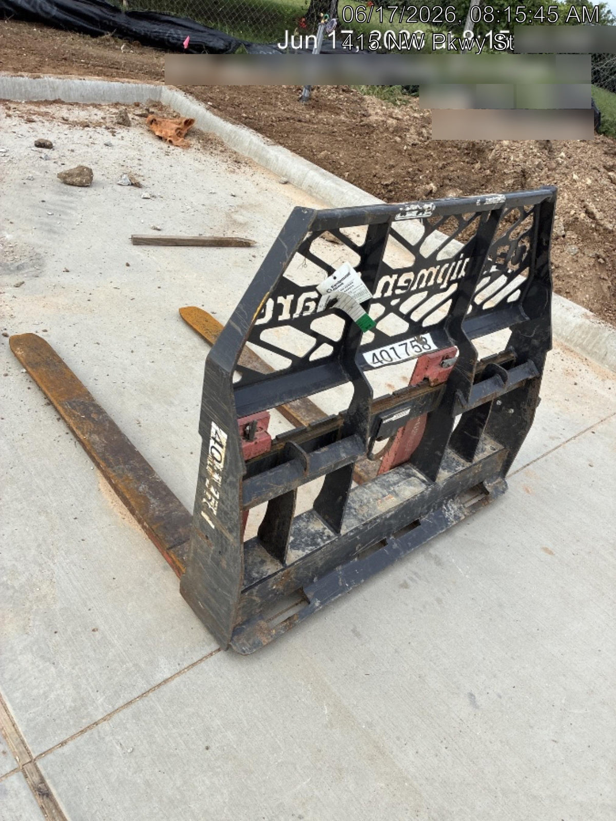 2024 PALADIN 72" Skid Steer Forks