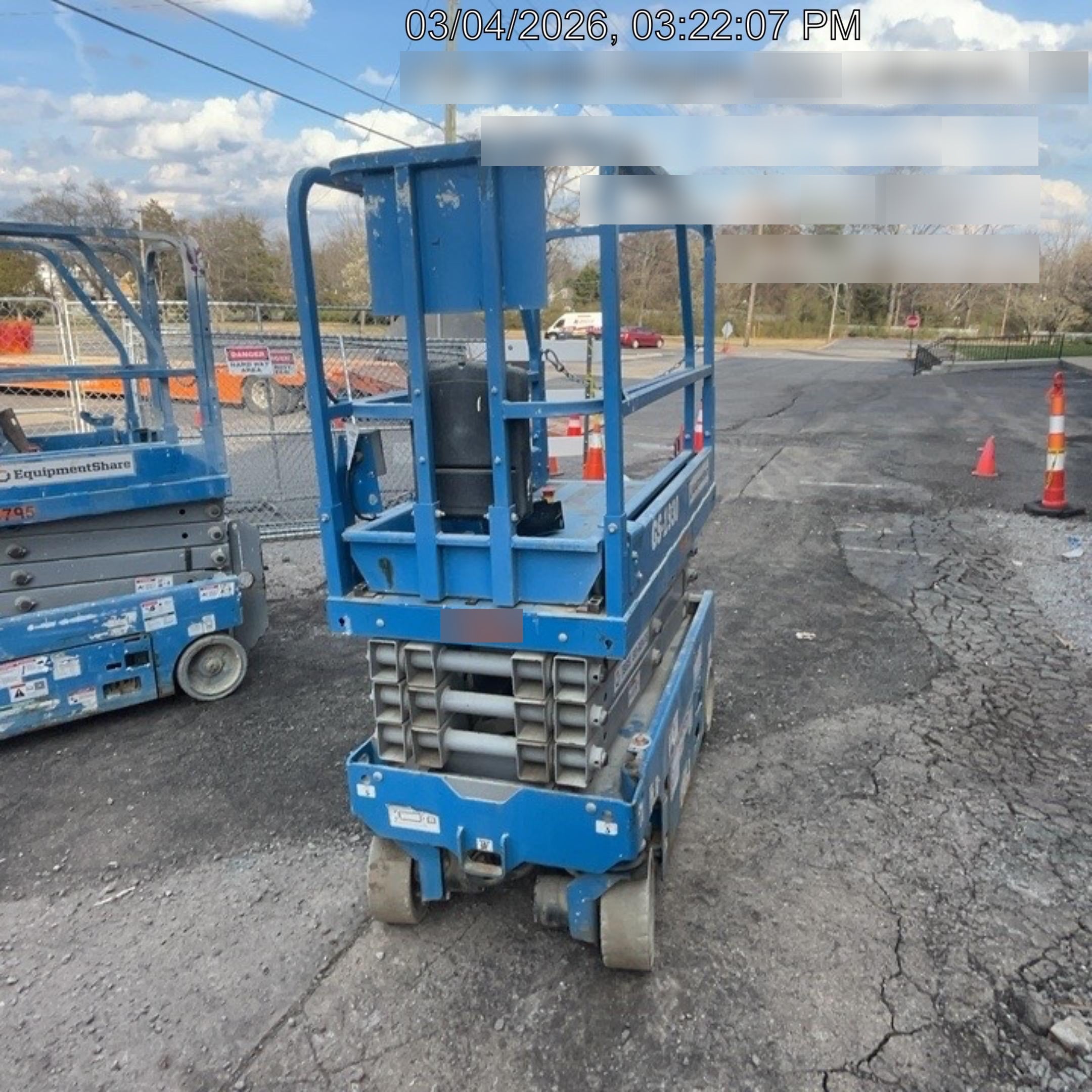 2020 Genie GS-1930 Fixed rails with chain entry gate - Pre A92.20