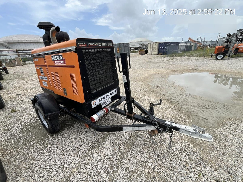 2021 Lincoln Electric Vantage 549X Ready Pak 3, ORANGE (includes trailer, cable rack, fender light kit)