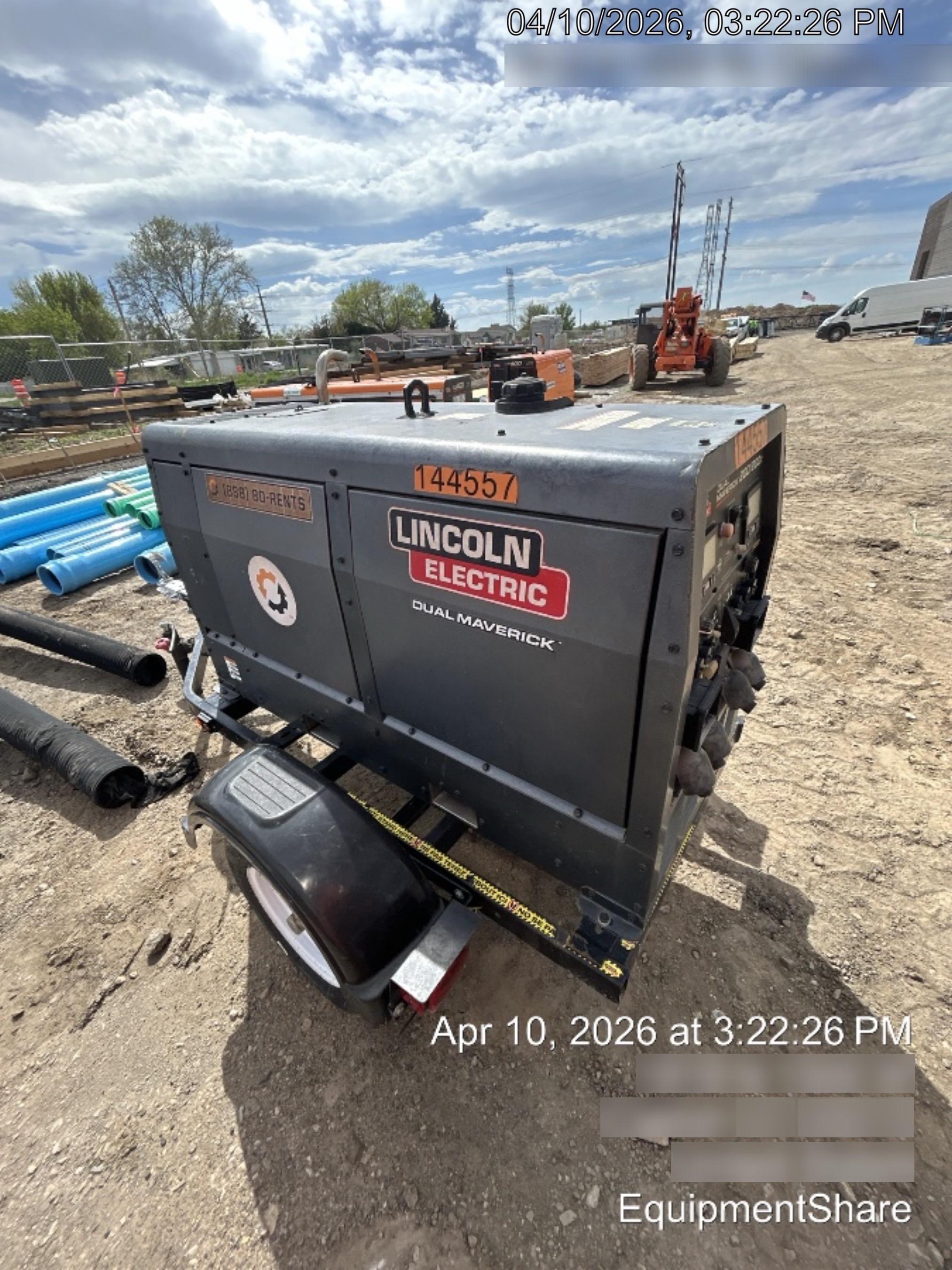 2021 Lincoln Electric Dual Maverick 200/200X Ready Pak 3 (includes trailer, cable rack, fender light kit)