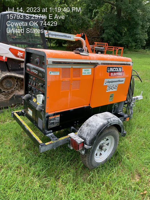 2022 Lincoln Electric LE400 Kubota V1505, Trlr, Cable Rack, Light Kit, ES Decals, T3