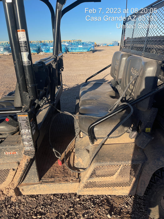 2022 Kubota RTV-X1140W-H Plastic Canopy, Windshield Acrylic Clear, LED Strobe Light, Wire Harness Kit, Back up Alarm