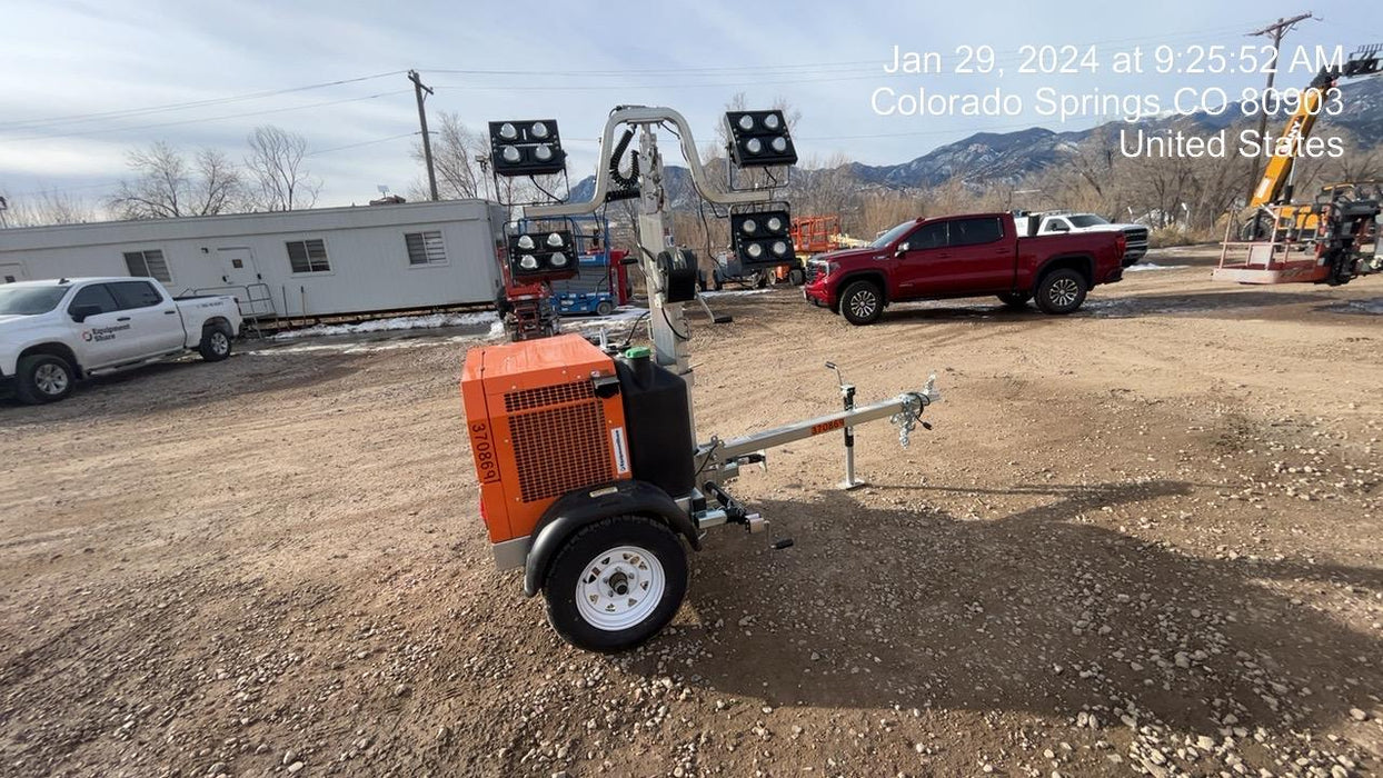 2023 Wanco WLTT-4MM4K Diesel, Deep Sea Controller, Shore Power Plug, Auto Start, (4) 350W LED Floodlights, 4kW Generator, 60 Gal Fuel Tank, 2" Ball, T3