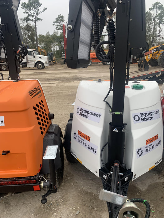 2023 Generac MLT2 Diesel, Flex Switch 120V Input, Powerzone Controller, 
(4) 320W LED Lights, 4kW Generator, 39.9 Gal Fuel Tank, 2" Ball, T3