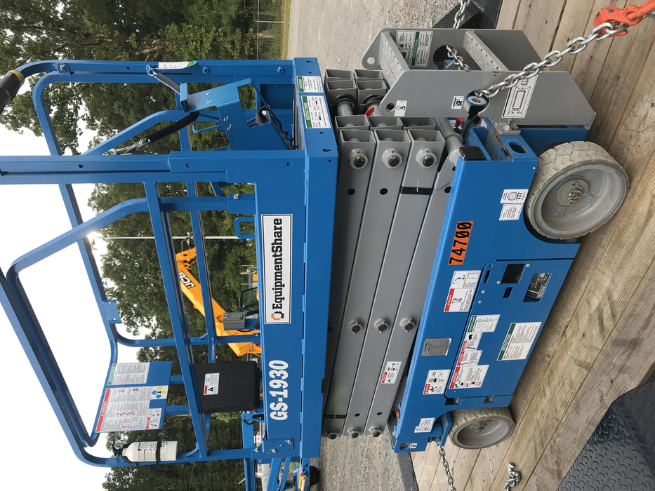 2020 Genie GS-1930 Fixed rails with chain entry gate - Pre A92.20