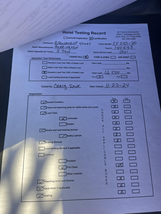 2021 HARRINGTON CF050-20