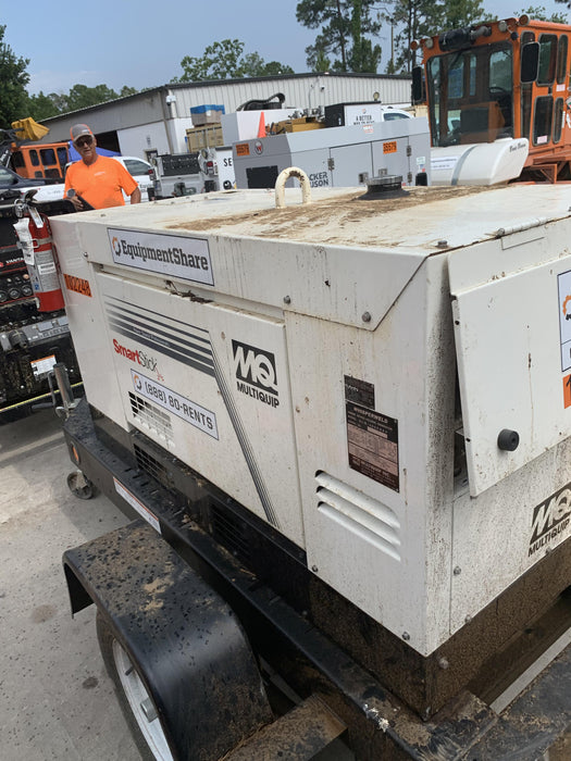 2020 Multiquip DLW400ESA4 400 amp Welder, 14kW, 120/240V, T4F Kubota, Trailer
