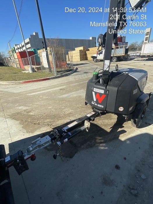 2024 Wacker Neuson LTT4 Diesel, Kohler KDW702, Deep Sea Controller, Auto Start, LED 320W, Bypass Outlet, T3