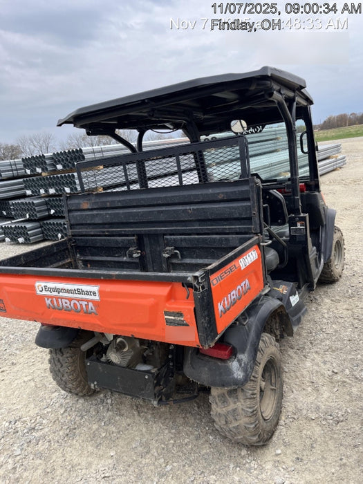 Kubota RTV-X1140W-H 4WD, LED Strobe, Windshield Acrylic Clear, Plastic Canopy, Wire Harness Kit, Backup Alarm