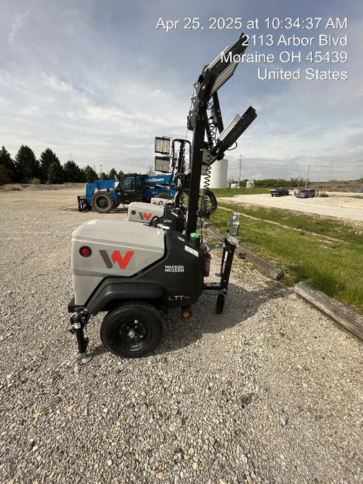 2024 Wacker Neuson LTT4 Diesel, Kohler KDW702, Deep Sea Controller, Auto Start, LED 320W, Bypass Outlet, T3