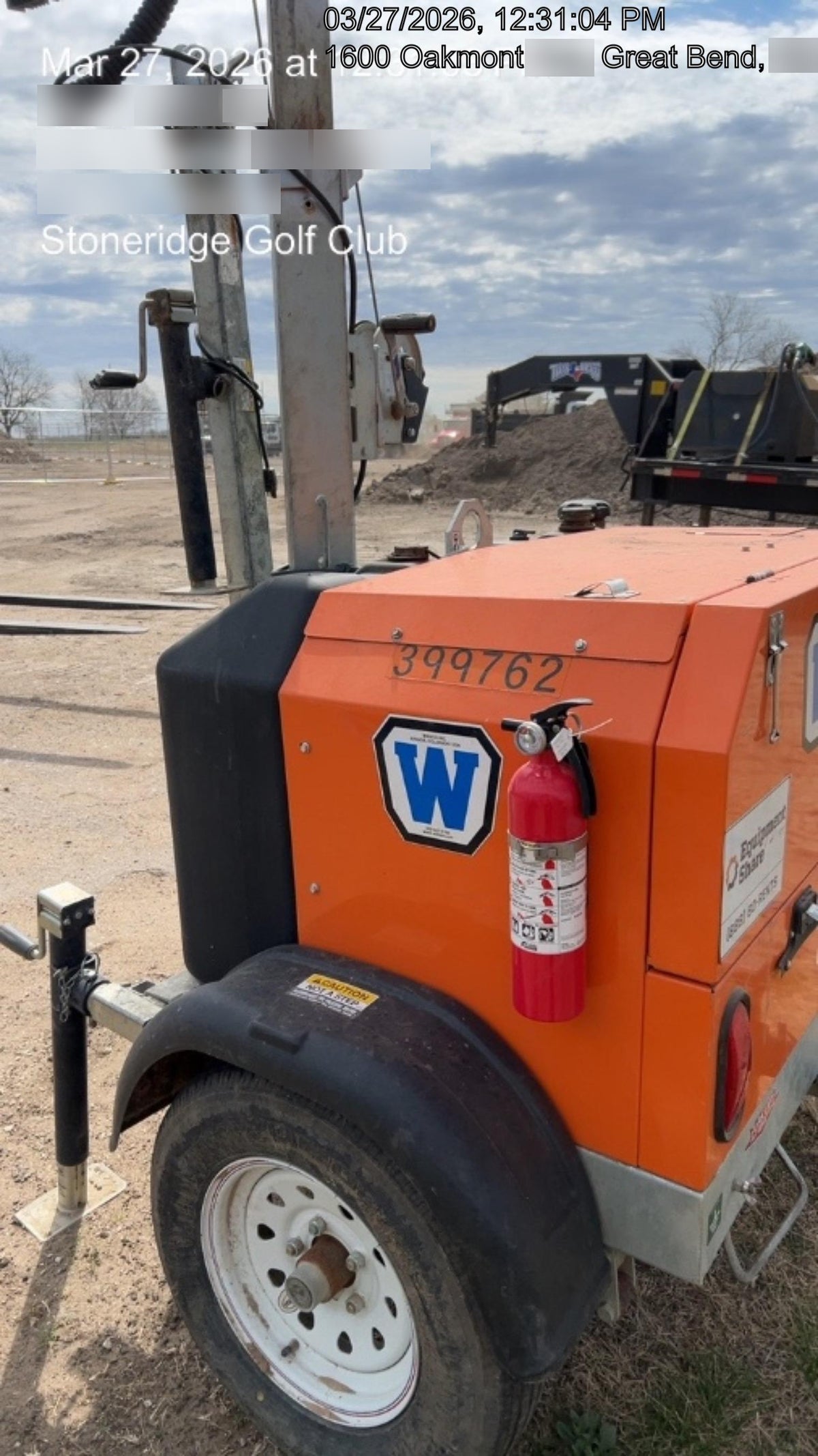 2024 Wanco WLTT-4MM4K Diesel, Deep Sea Controller, Shore Power Plug, Auto Start, (4) 350W LED Floodlights, 4kW Generator, 60 Gal Fuel Tank, 2" Ball, T3