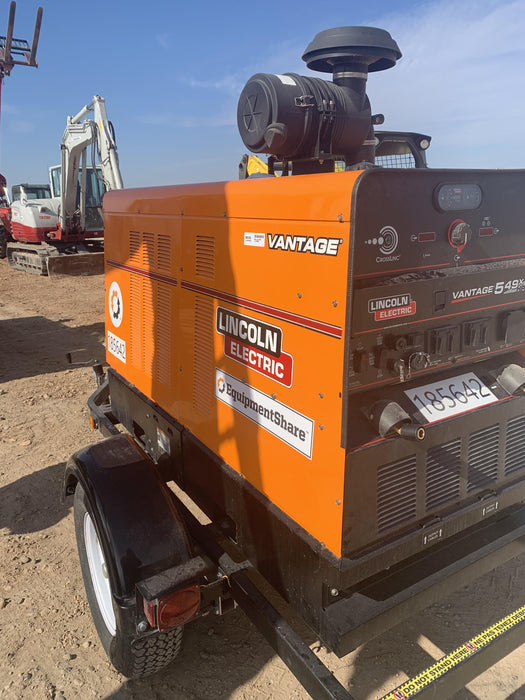 2021 Lincoln Electric Vantage 549X Ready Pak 3, ORANGE (includes trailer, cable rack, fender light kit)