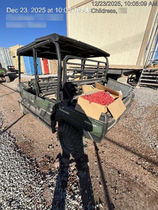 Kawasaki Mule PRO-DXT Standard Options, Backup Alarm, Beacon, Plastic Hard Top, Poly Windshield, Horn Kit