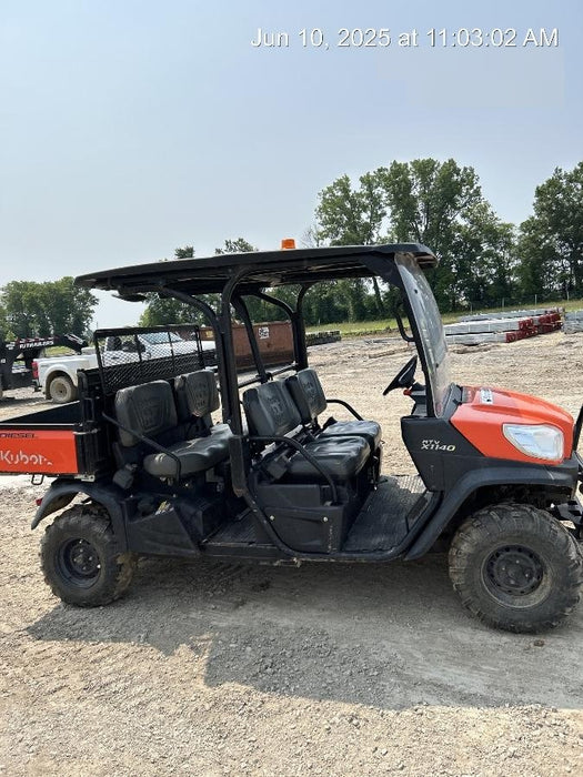 2022 Kubota RTV-X1140W-H Plastic Canopy, Windshield Acrylic Clear, LED Strobe Light, Wire Harness Kit, Back up Alarm