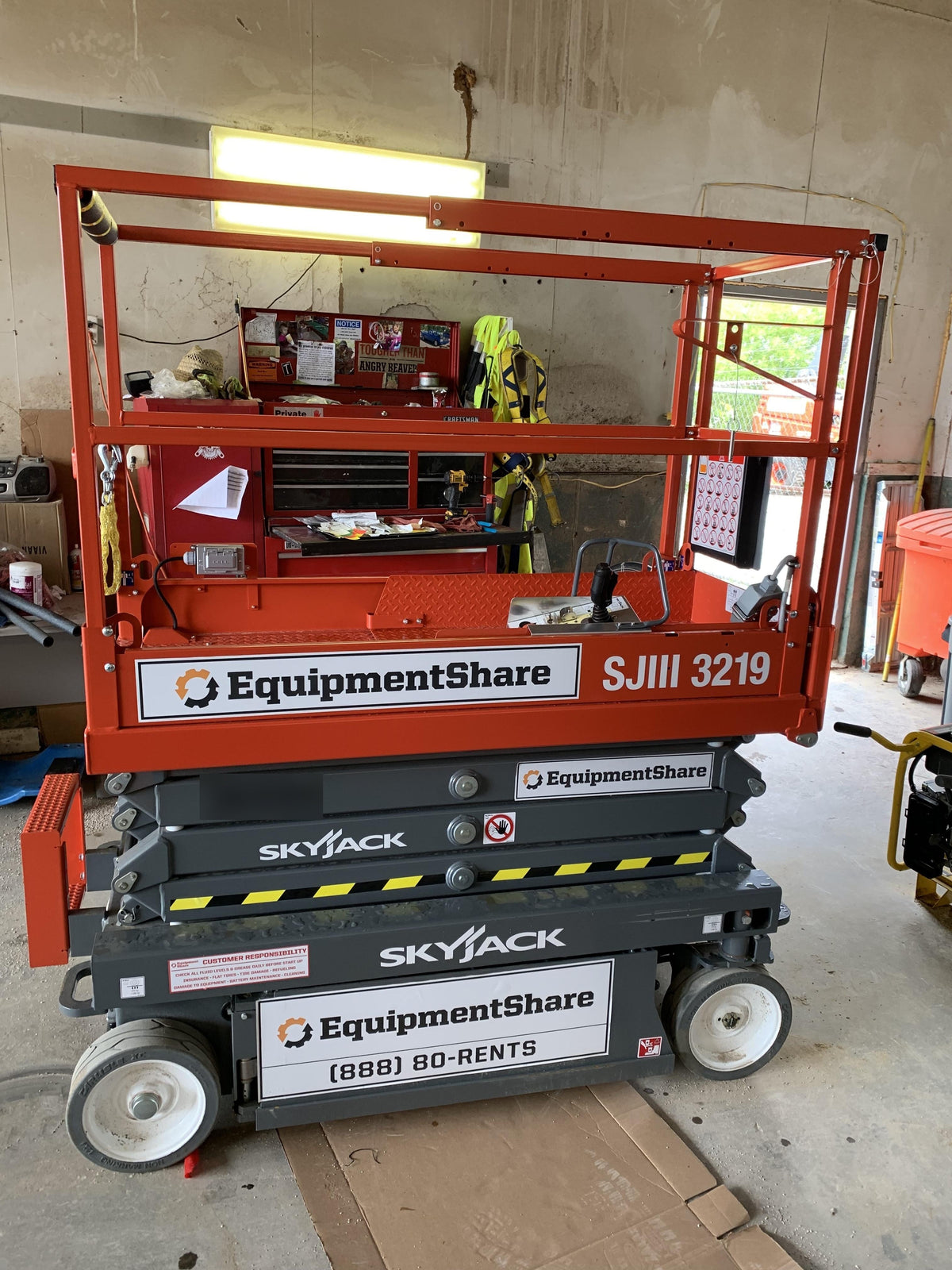 2019 Skyjack SJIII-3219 Standard Options, Trojan Batteries