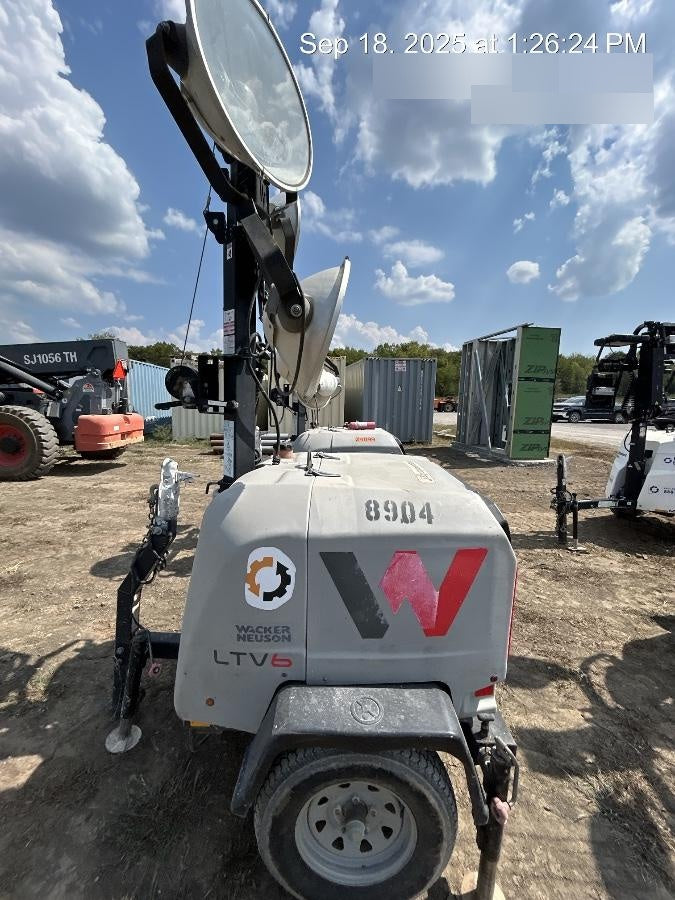 2018 Wacker Neuson LTV6L-MH Wacker Neuson LTV6L Towable Light Tower