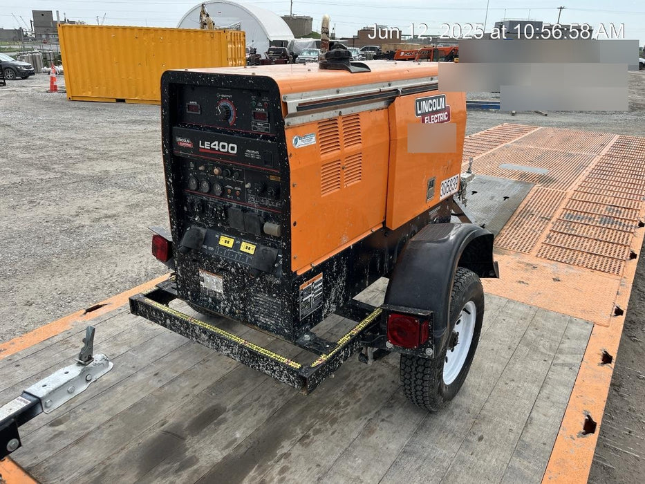 2023 Lincoln Electric LE400 Kubota V1505, Trlr, Cable Rack, Light Kit, ES Decals, T3