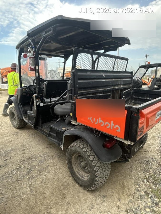 2022 Kubota RTV-X1140W-H Plastic Canopy, Windshield Acrylic Clear, LED Strobe Light, Wire Harness Kit, Back up Alarm