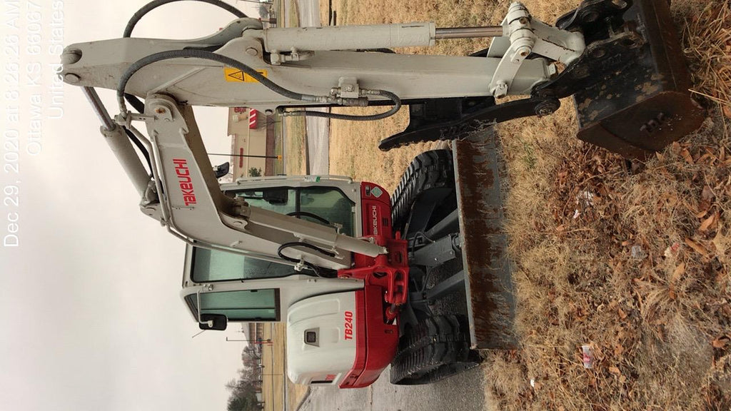 2020 Takeuchi TB240 CAB, AC/HEAT, THUMB