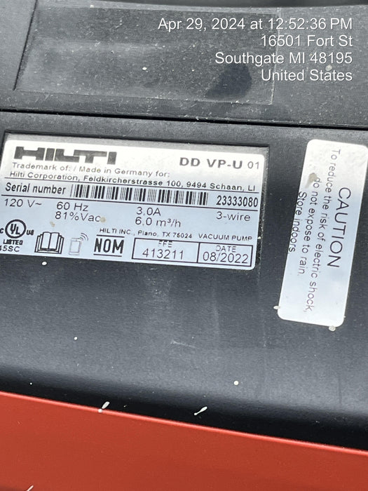 2023 HILTI DD 250