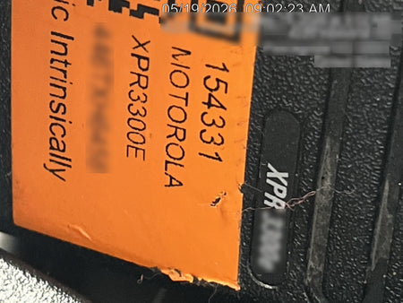 2021 MOTOROLA XPR3300E