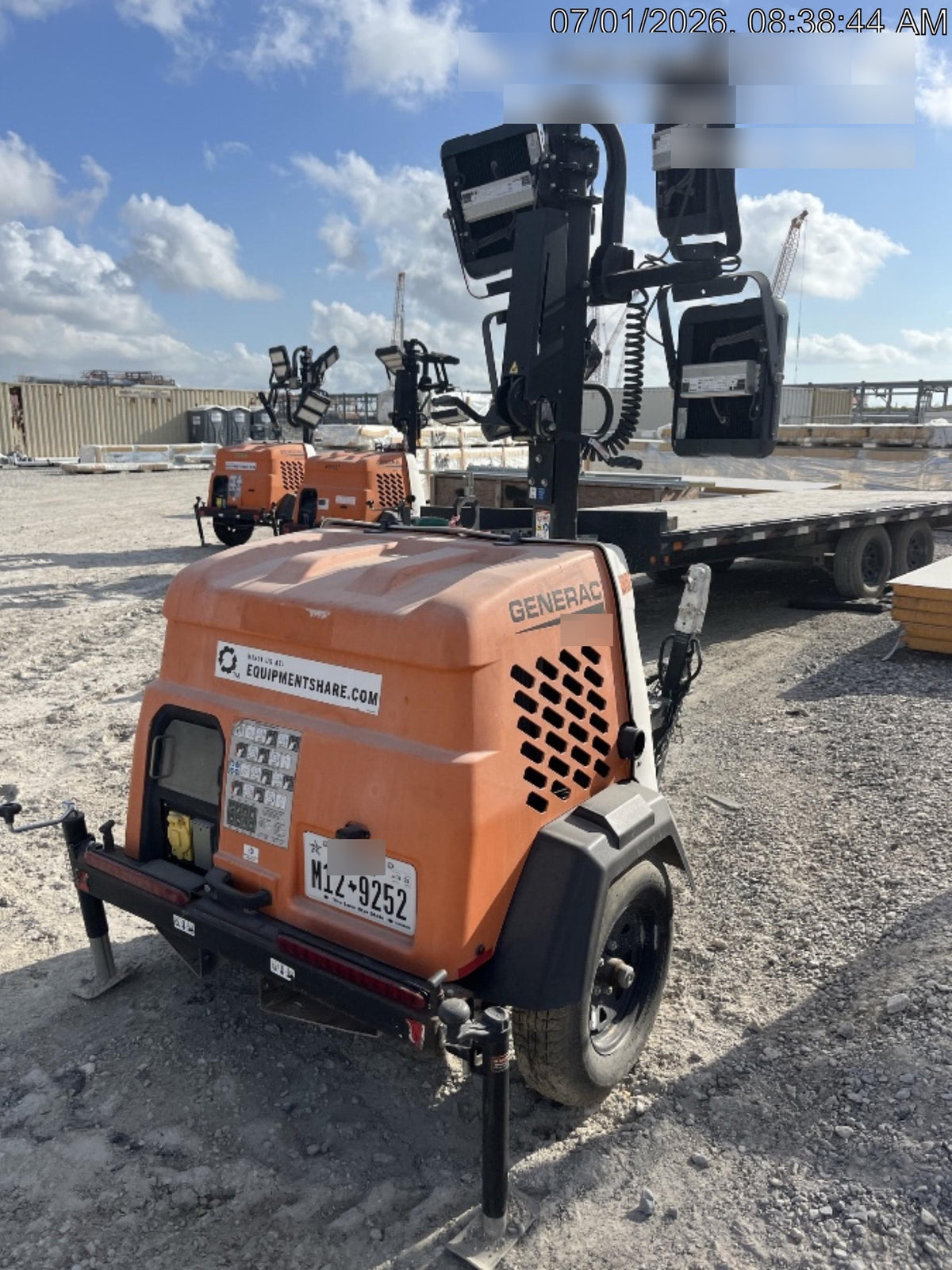 2023 Generac MLT2 Diesel, Flex Switch 120V Input, Powerzone Controller, 
(4) 320W LED Lights, 4kW Generator, 39.9 Gal Fuel Tank, 2" Ball, T3