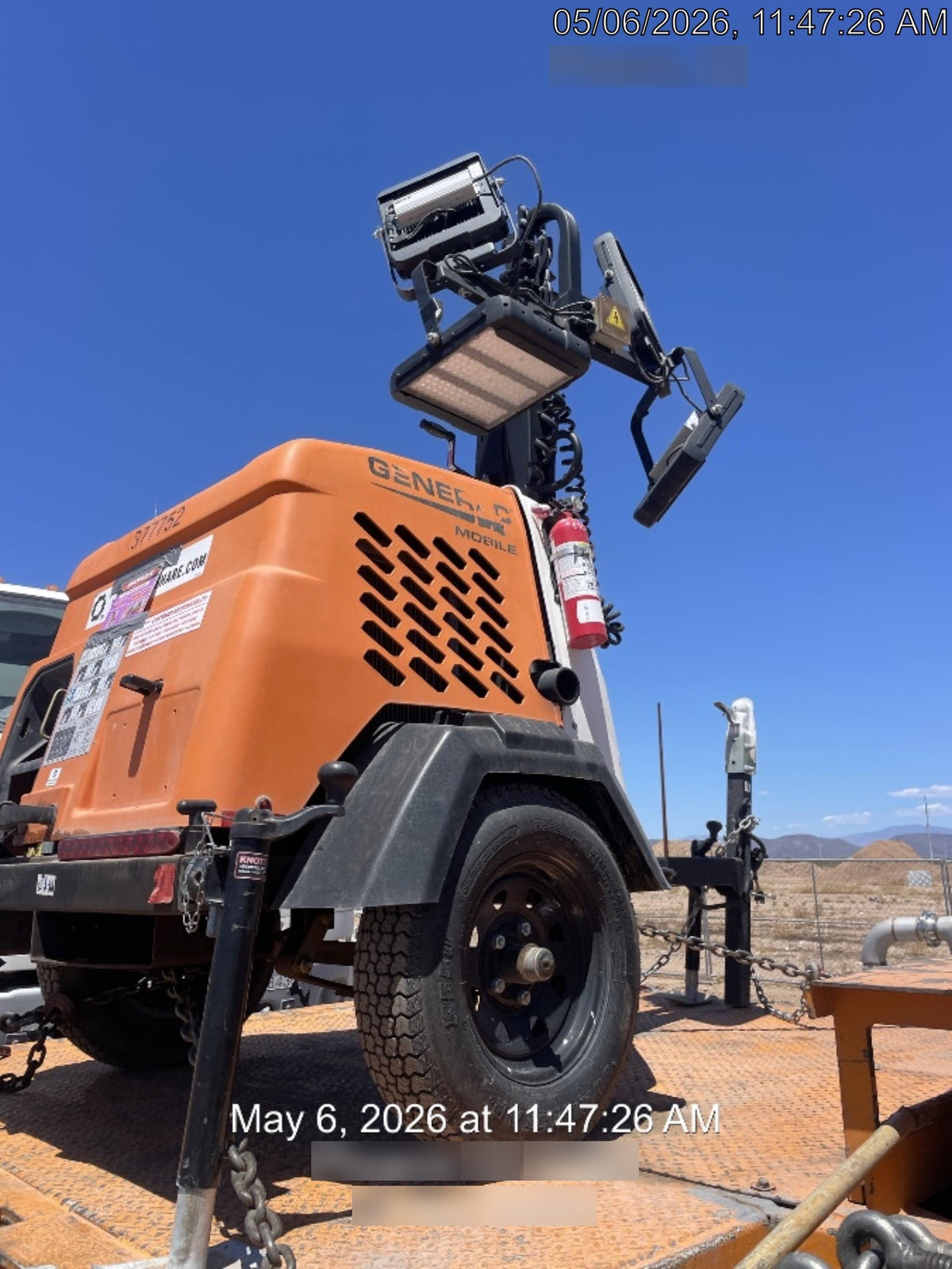 2023 Generac MLT2 Diesel, Flex Switch 120V Input, Powerzone Controller, 
(4) 320W LED Lights, 4kW Generator, 39.9 Gal Fuel Tank, 2" Ball, T3