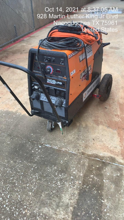 2020 Lincoln Electric Ranger 305 LPG Kohler Engine, One-Pak
