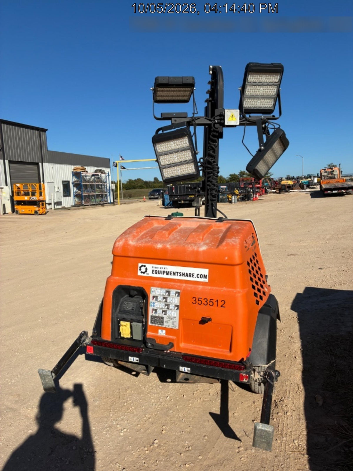 2023 Generac MLT2 Diesel, Flex Switch 120V Input, Powerzone Controller, (4) 320W LED Lights, 4kW Generator, 39.9 Gal Fuel Tank, 2" Ball, T3