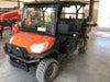 2019 Kubota RTV-X1140 4wd Utility Cart, LED Strobe, Windshield Tempered Glass, Plastic Canopy, Wire Harness Kit, Backup Alarm