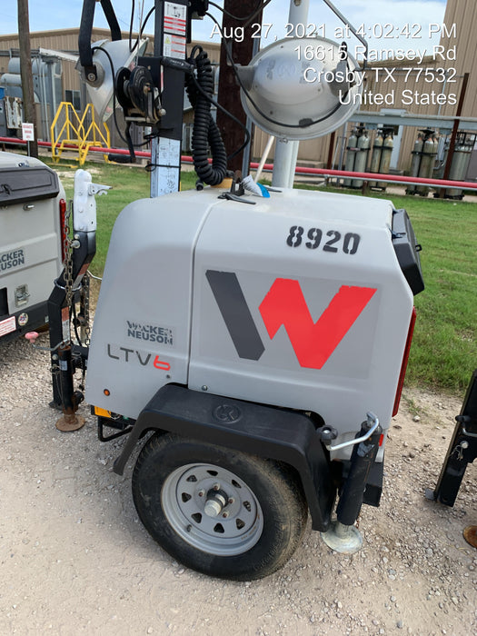 2018 Wacker Neuson LTV6L-MH Wacker Neuson LTV6L Towable Light Tower