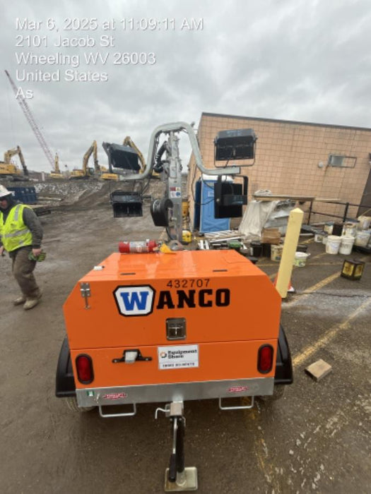 2024 Wanco WLTT-4MM4K Diesel, Deep Sea Controller, Shore Power Plug, Auto Start, (4) 350W LED Floodlights, 4kW Generator, 60 Gal Fuel Tank, 2" Ball, T3