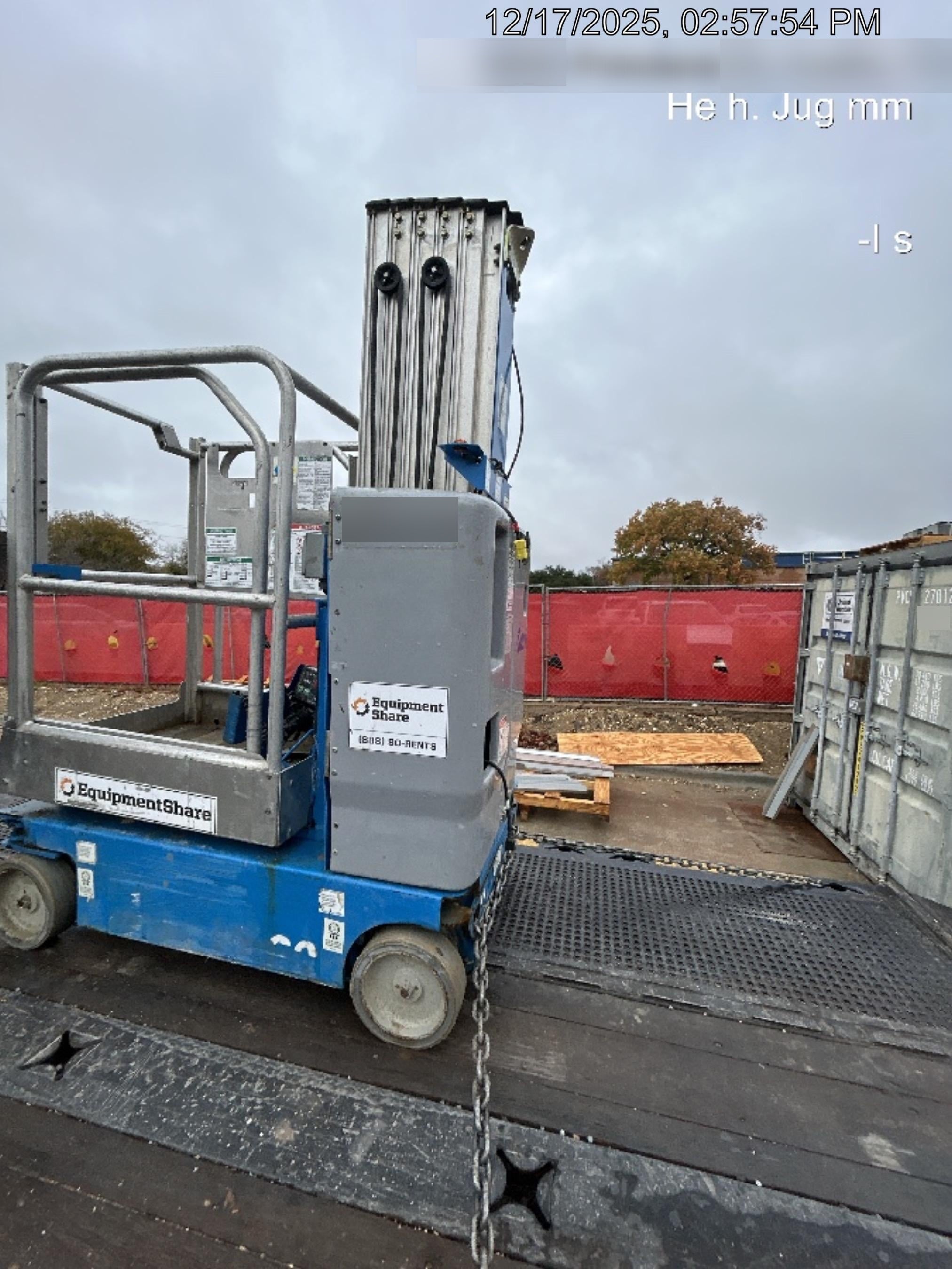 2019 GENIE GR-20