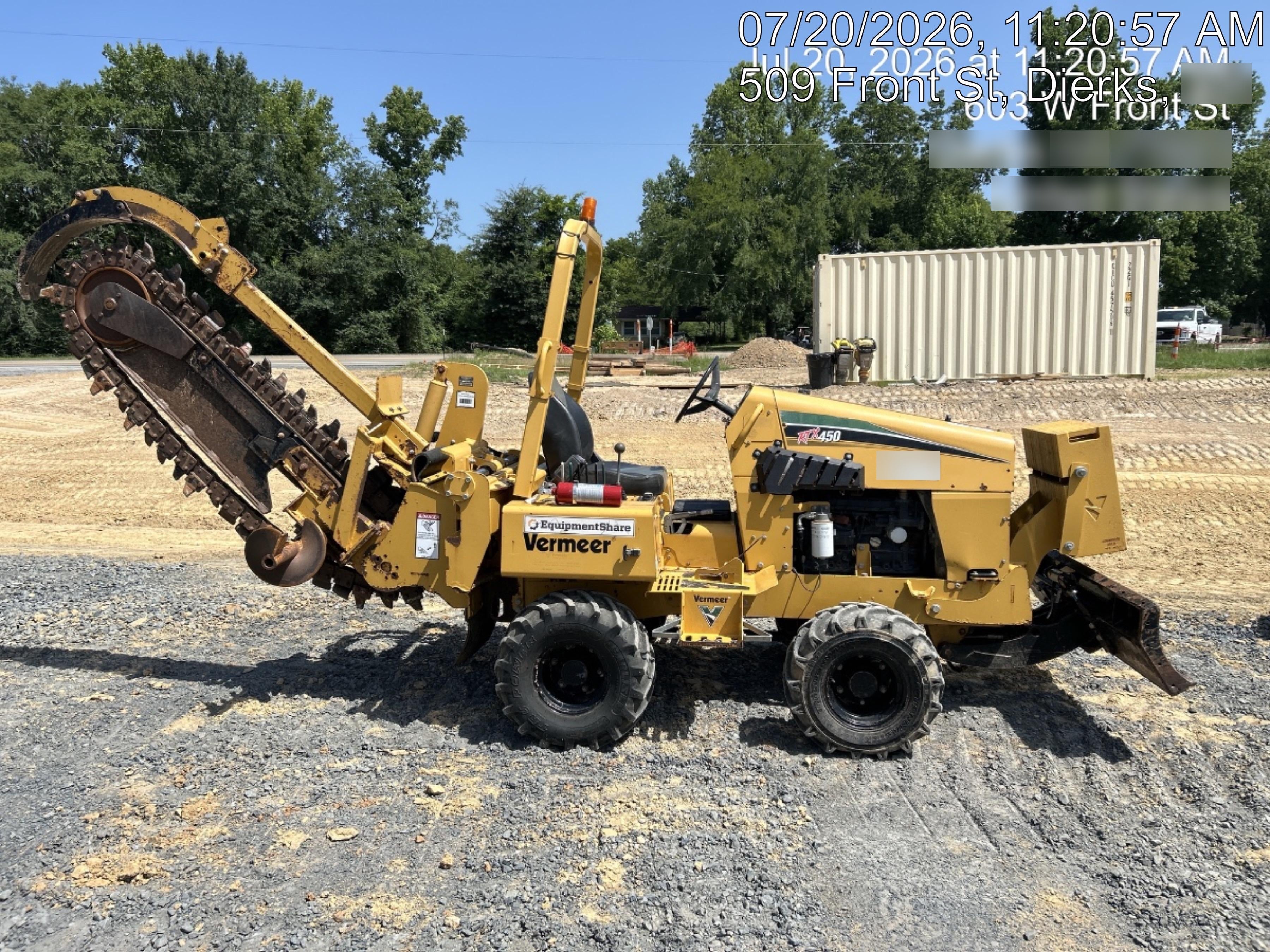 2019 VERMEER RTX450
